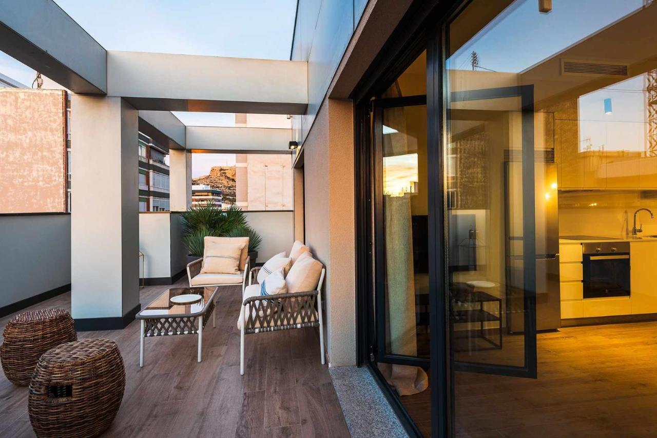 Apartamento Bguest Con Terraza Alicante Exteriör bild